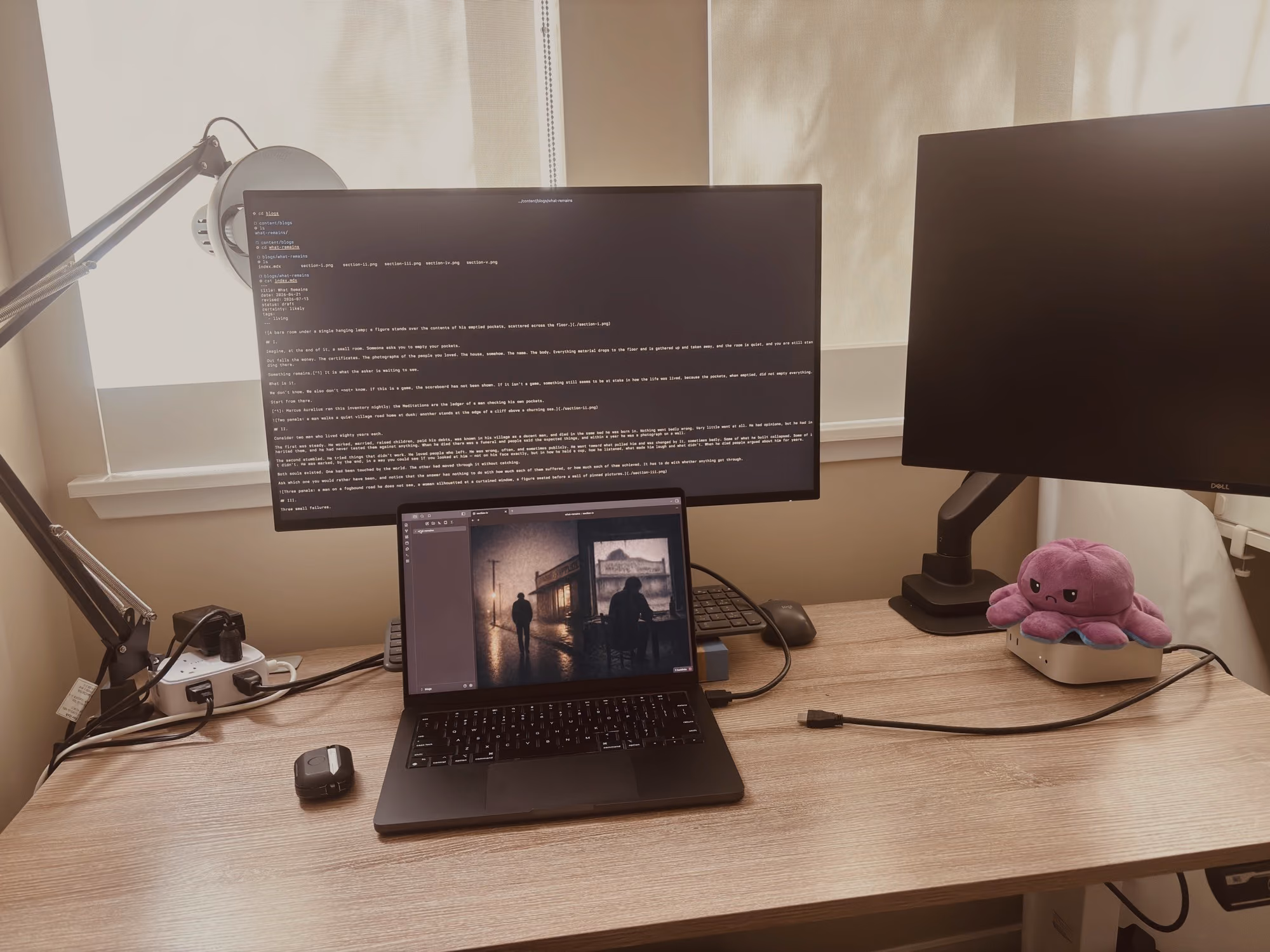 My desk right now